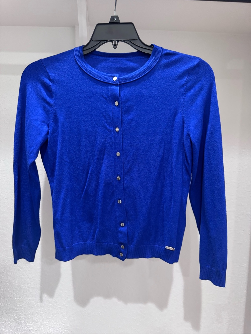 Calvin Klein Royal Blue Knit Cardigan
